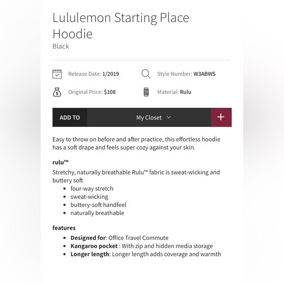 Lululemon Starting Place Hoodie - Picture 5 of 9